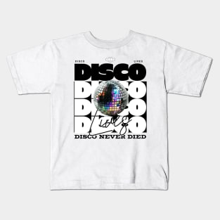 DISCO  - Lives Never Dies (Black) Kids T-Shirt